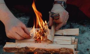 Solo Bushcraft Winter Camping Natural Shelter ASMR No Talking 01